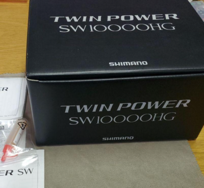 Shimano 21 TWIN POWER SW 10000HG Spinning Reel New in Box Shimano 21 TWIN POWER SW 10000HG Spinning Reel New in Box