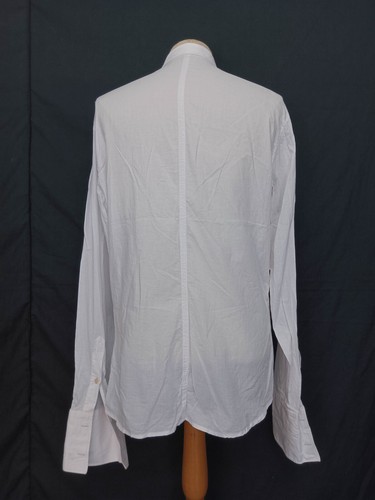 J. Lindeberg French Cuff White Silky Cotton Men's Dress Shirt Long Sleeve 17 - Picture 5 of 8