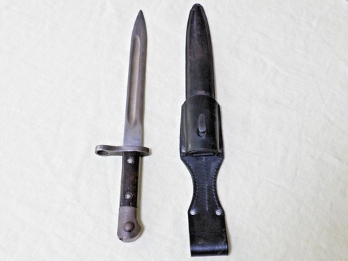 ww1 WWII Turkish mauser bayonet M1893 M1903 M1935 A.S.F.A. EDC with scab + frog