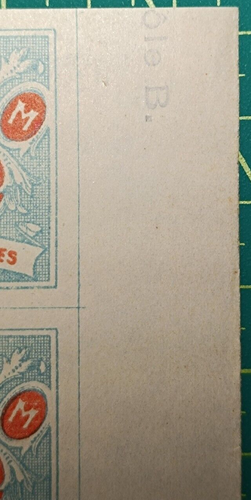 Russia post in Levant Turkey 1919,Bl of 8, 35p & 50p,Controle B.,Tete beche,MNH - Picture 6 of 7