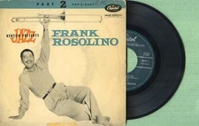 FRANK ROSOLINO / Besame Mucho / CAPITOL EAP 2-6507 Spain 1955 EP 45 rpm VG