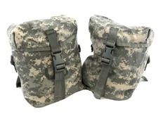 Lot of 2 Sustainment Pouches for USGI ACU Military Large Rucksack MOLLE II GC