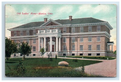 Postcard Old Ladies Home Marion Ohio Posted 1911