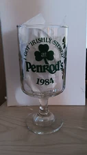 PENROD'S BEACH BAR , 1984 BAR GLASS = FORT LAUDERDALE FLORIDA
