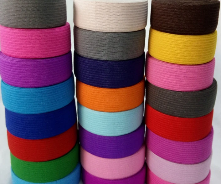 10m/40m 20mm/25mm Banda Elástica Plana Ropa Joyería Accesorios Banda Elástica Foto 2 de 4