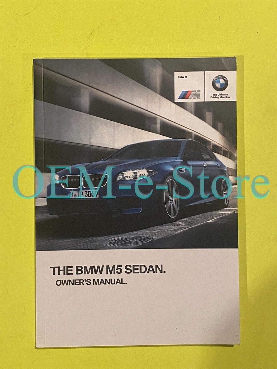 2016 BMW M5 Sedan Owners manual + Navigation Operator's Handbook