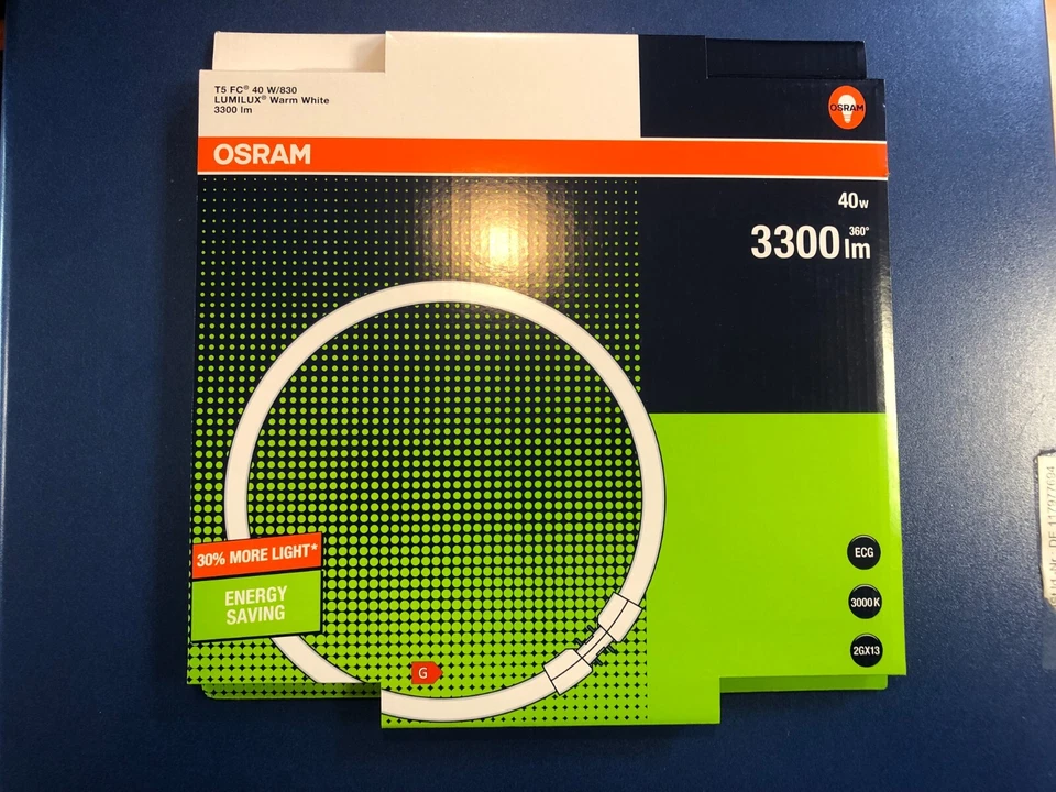 OSRAM Ring - Leuchtstofflampe Warmweiß 40W/830 Lumilux T5 Long Life 12000h !!! - Bild 2 von 4