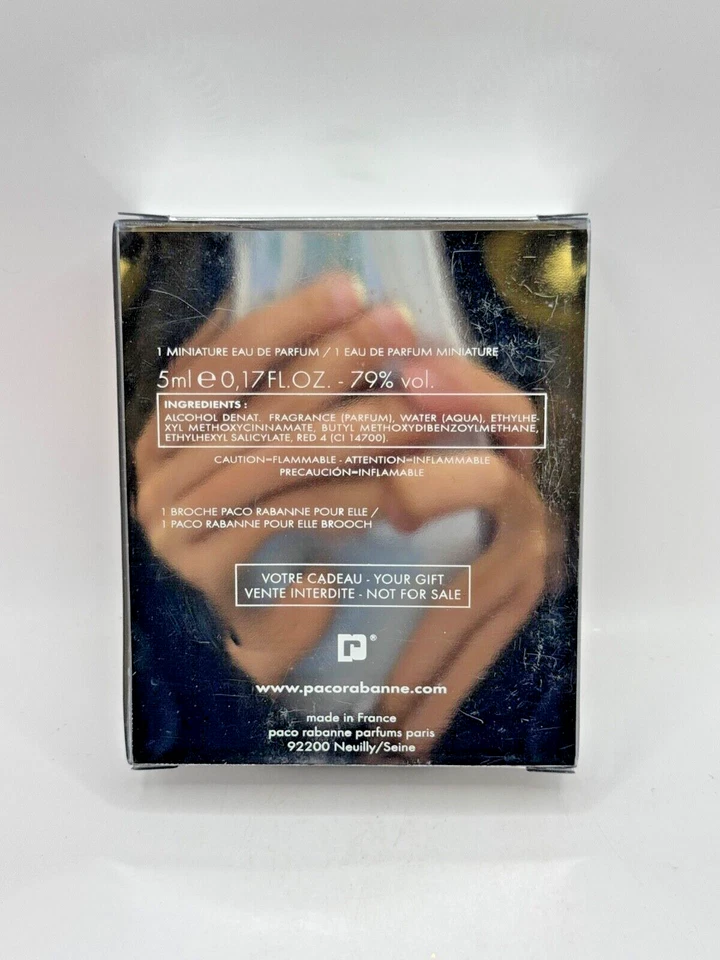 PACO RABANNE POUR ELLE DE PACO RABANNE 5 ML MINI EDP SPLASH CODE-3H04 Foto 2 de 3