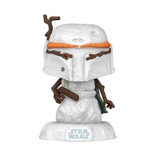 Funko Pop! Star Wars: Holiday - Boba Fett - Muñeco de Nieve - Figura de Vinilo C