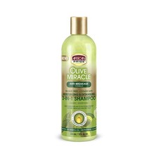African Pride Olive Miracle 2-in-1 Shampoo and Conditioner, 12 fl oz 355 ml 