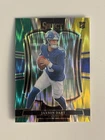 2025 Panini Select - Jaxson Dart Green and Yellow Shock Prizm #193 (RC)
