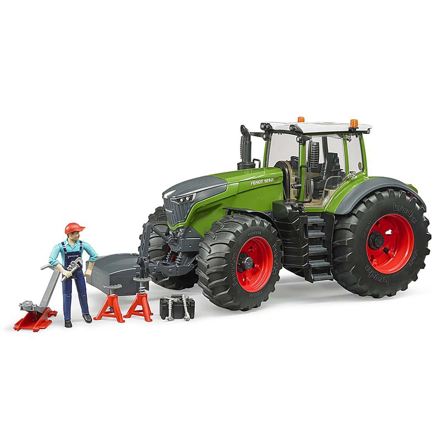 Bruder 116 Fendt 1050 Vario Tractor w Mechanic and Shop Tools 04041 18090₽