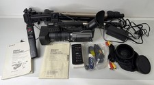 Sony DVCAM DSR-PD170 MiniDv Handycam W/tripod, remote, Wide Conv Lens See Pics 