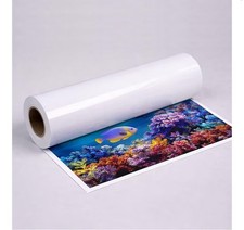 Glossy Bright White Printable Vinyl Sticker Roll, 24" x 1200" Waterproof Labe...