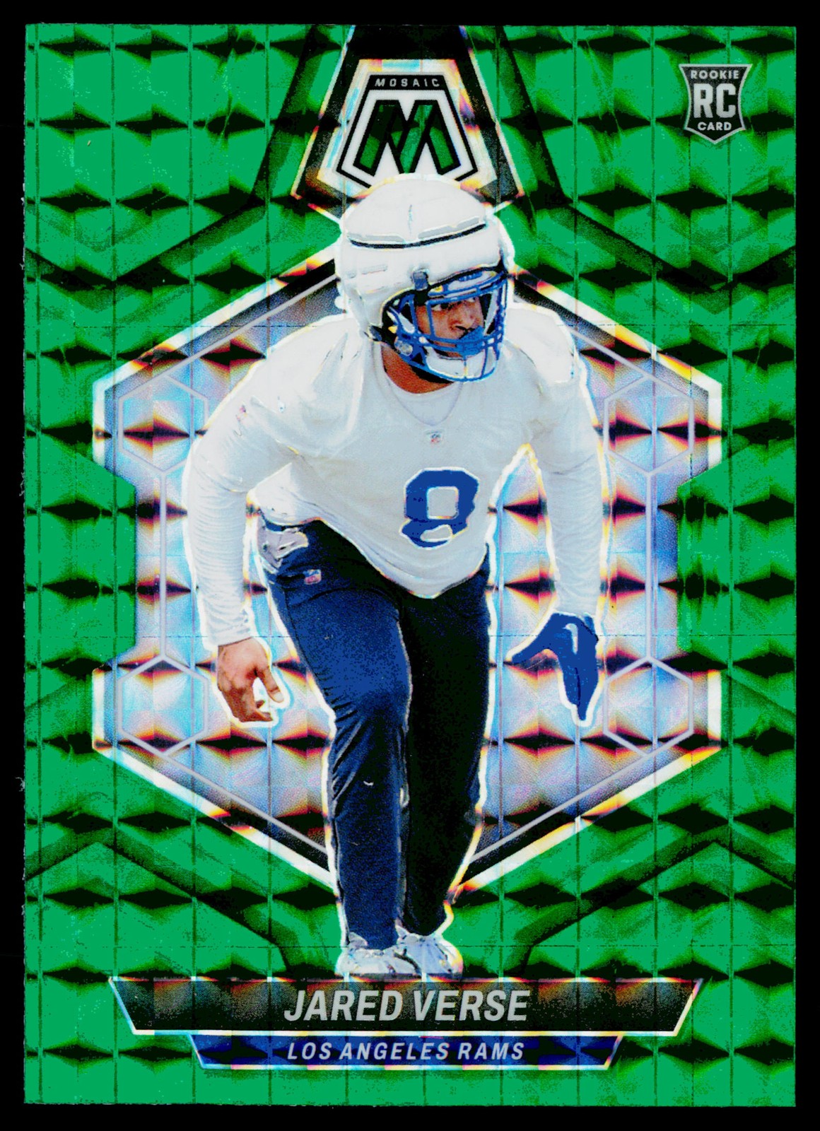 2024 Panini Mosaic #319 Jared Verse Mosaic Green H11