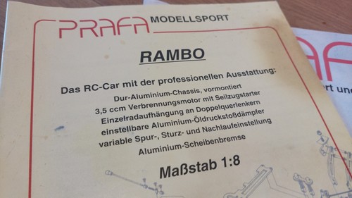 PRAFA Rambo 1:8 RC coche modelismo 3,5 cc quemador nitro muchos accesorios ***EXCELENTE*** - Imagen 7 de 20
