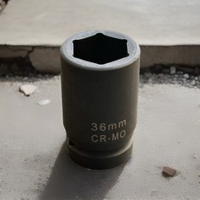 Infinity 1 Drive 36mm 6 Point Deep Impact Socket 90mm Cr-mo Axle Lug Nut Remove Infinity 1 Drive 36mm 6 Point Deep Impact Socket 90mm Cr-mo Axle Lug Nut Remove