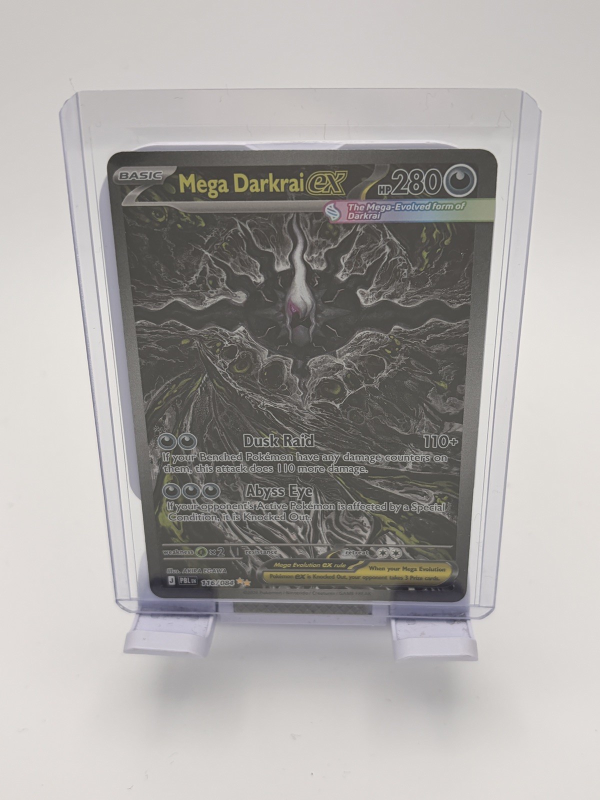 Mega Darkrai ex - 116/084 - Special Illustration Rare NM, Pokemon Pitch Black