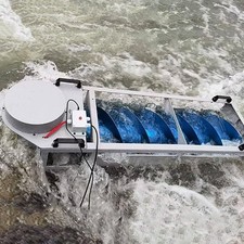 1500W Portable Spiral Hydro Generator Water Turbine Generator No Dam Required