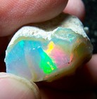 Ethiopian Opal Welo Rough * VIDEO 54.54 CTs AAA FIRE Cutting Grade USA DEALER — photo 7