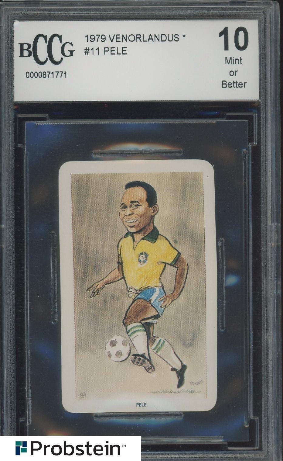 1979 Venorlandus Soccer #11 Pele BCCG 10