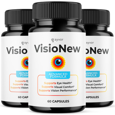 (3 Pack) VisioNew Advanced Eye Vision Support Visio New Supplement 180 Capsules