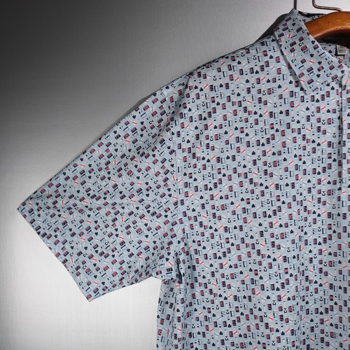 Peter Millar Polyester Golf Shirt Men's XL Multi-Colored Beers AOP Pub Bartender - Picture 2 of 15