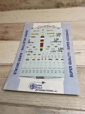 Superscale International #72-542 F-111F Libyan Raiders USAF 77 TFS/20 TFW etc