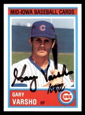 1987 Topps Baseball #23 Gary Varsho Signed Autograph (no COA)
