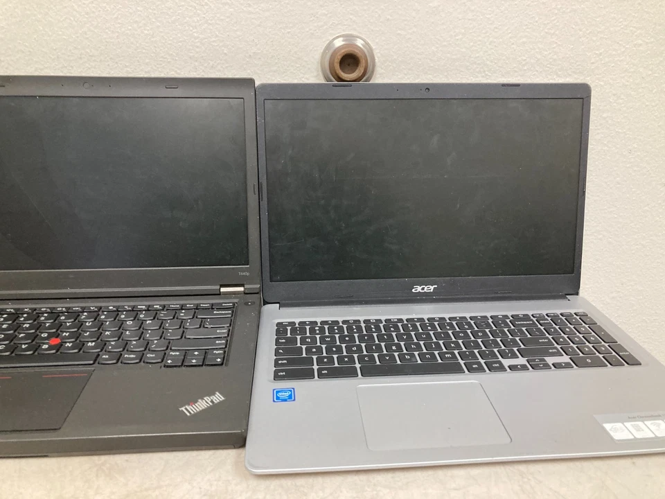 Lote de 3 Portátiles Lenovo ThinkPad ASUS Acer Marcas Mixtas Sin Probar Foto 3 de 4