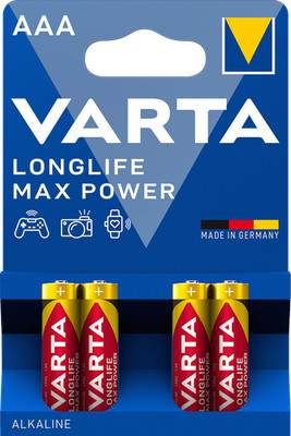 VARTA LONGLIFE Max Power AAA 4er Blister Batterie #1907427