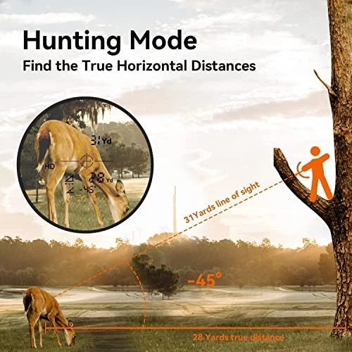 MiLESEEY Laser Entfernungsmesser Jagd 800M, Winkelkompensation und Horizontal... - Bild 2 von 4