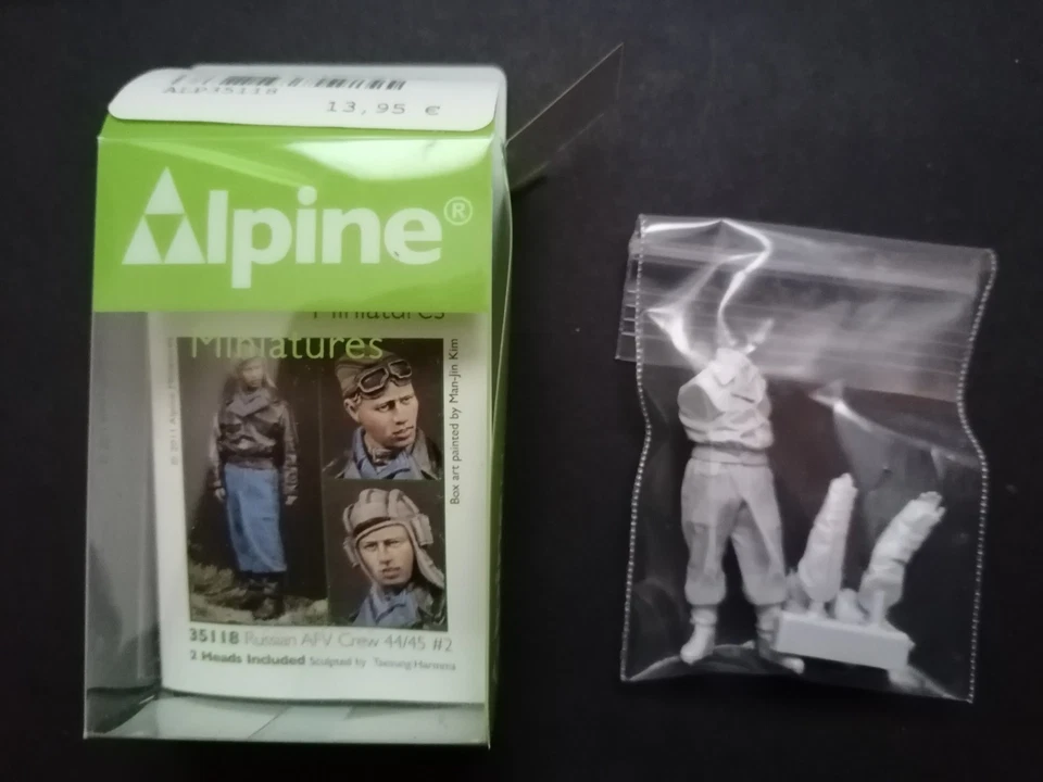 Figurines ALPINE  - 1/35ème - Tankistes seconde guerre mondiale. - Photo 3/4