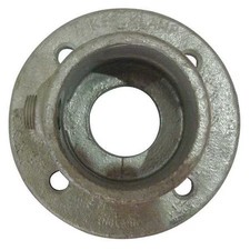 Structural Pipe Fitting, Base Flange, Cast Iron, 2 In Pipe Size, 50000 Lb