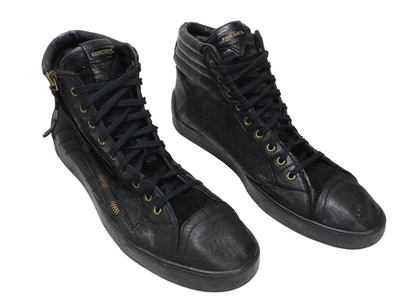 DIESEL D-String Plus Shoes Men's EUR 45 Leather High Top Sneakers