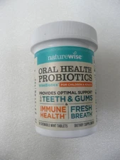 Naturewise Oral Health Probiotics 30 Chewable Tablets  Teehh & Gums Fresh Breath