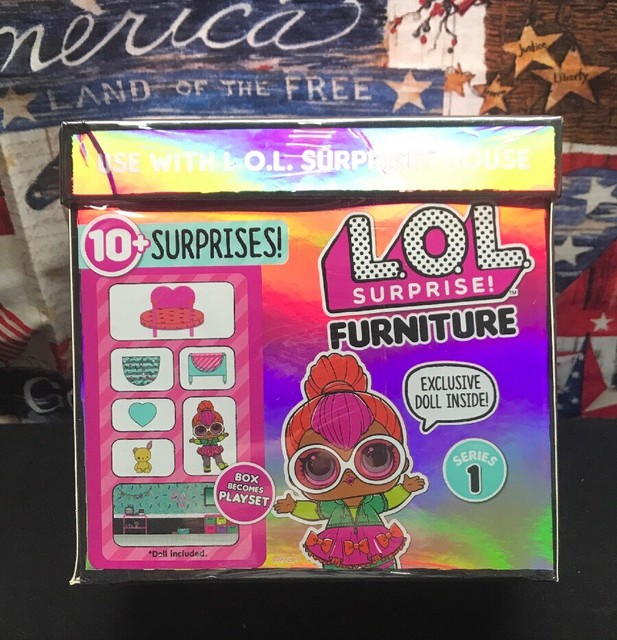 LOL Surprise House Furniture Neon QT Doll BEDROOM Series 1 L.O.L