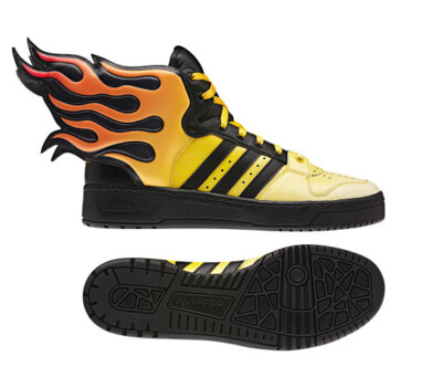 Adidas Originals sneakers Jeremy Scott JS Flames Top shoes