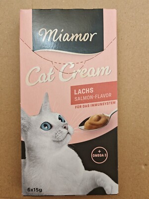 Miamor Katzensnack Lachs Cream 11 Schachtel 66 Beutel - Belohnung für Katzen 
