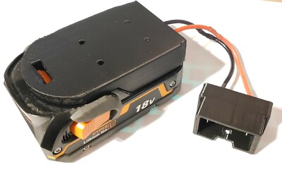 Ridgid 18V MAX Li-ion Battery Convert DIY Connection Output Adapter Power Wheels