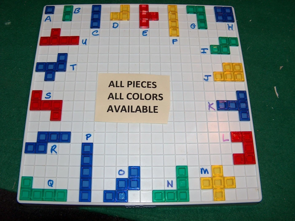 Blokus Game Individual Replacement Pieces  Mattel 2013 2016 2019 White board - Image 4 of 4