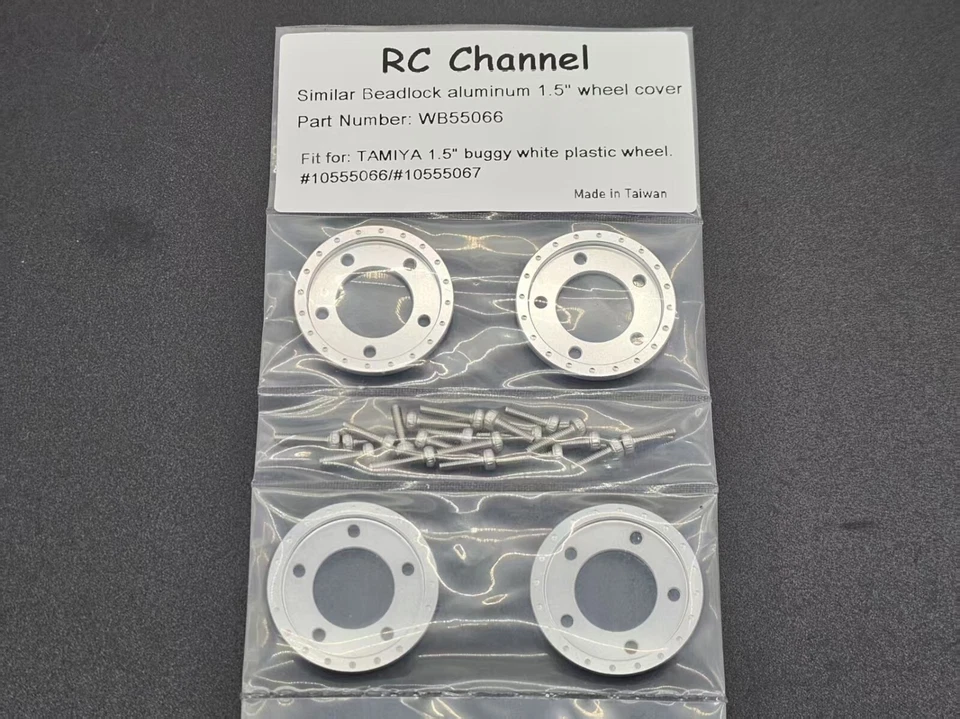 Similar Beadlock aluminum wheel cover for the TAMIYA 1.5" buggy wheels - Image 2 of 4