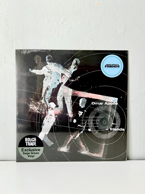 Omar Apollo Friends Sage Green Vinyl Rough Trade Poster /500