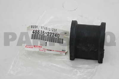 4881522240 Genuine Toyota BUSH, FRONT STABILIZER BAR, NO.1 48815
