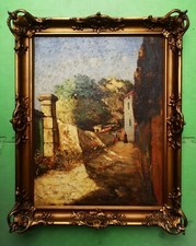 Macchiaioli dipinto, paesaggio toscano – ambito Signorini / Hollaender