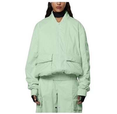 Rain Fuse $300 Bomber Jacket Waterproof Windproof Casual Fit Light Green Unisex