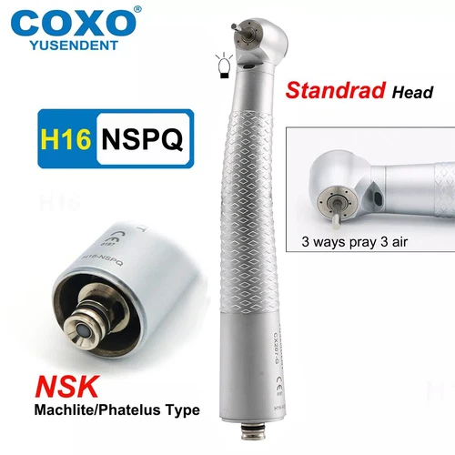 Turbine Dentaire Haute Vitesse COXO à Fibre Optique LED - Compatible Kavo NSK