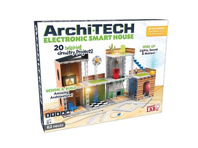 SmartLab Archi-TECH Electronic Smart House with 40 Kinetic , Energetic Circui...