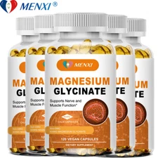 5 Pack Magnesium Complex 500mg -Muscle & Bone Health -Magnesium Malate,Glycinate