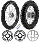70/100-19 90/100-16 Front Rear Wheel Rim Tire for Dirt Pit Trail Bike 150-250cc